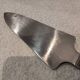 Silver-plated metal pie server with cutting handle, by the silversmith Ercuis Valencay