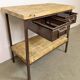 Vintage Industrial Worktable, 1960s