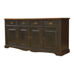 Buffet patiné couleur
