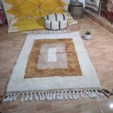 Handmade wool Berber rug 150 X 100 CM