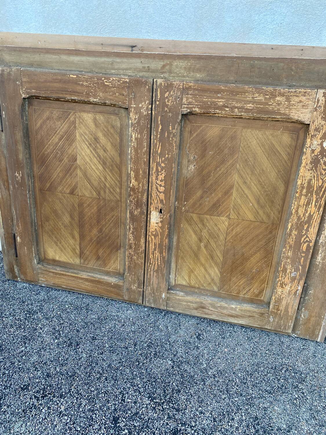 Pine cupboard duo