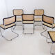 Dining chairs style B32 by Marcel Breuer, set of 5+1 - Italy