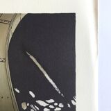 Alain le foll, metal tower, 1978. original lithograph signed in pencil.