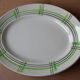 Ceranord St Amand oval checkered dish