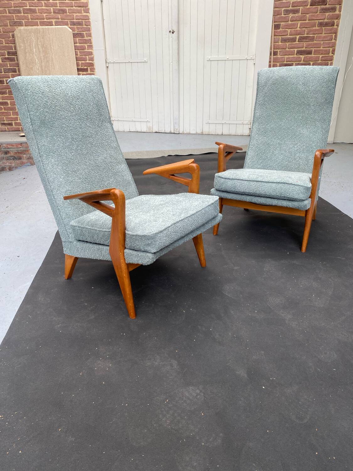 Pair of vintage armchairs