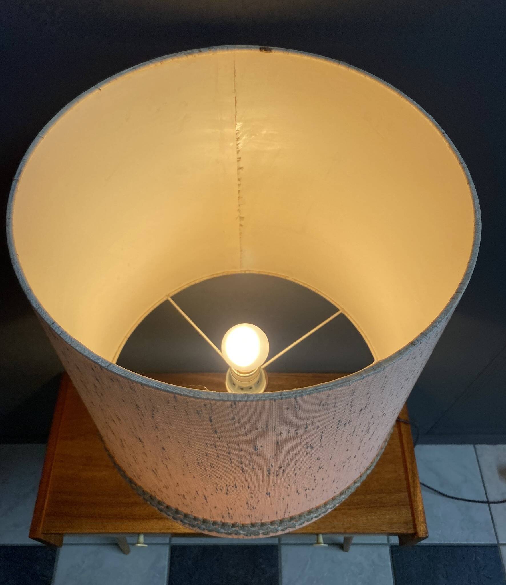 Lampe de table en céramique de Hustadt Leuchten années 1970