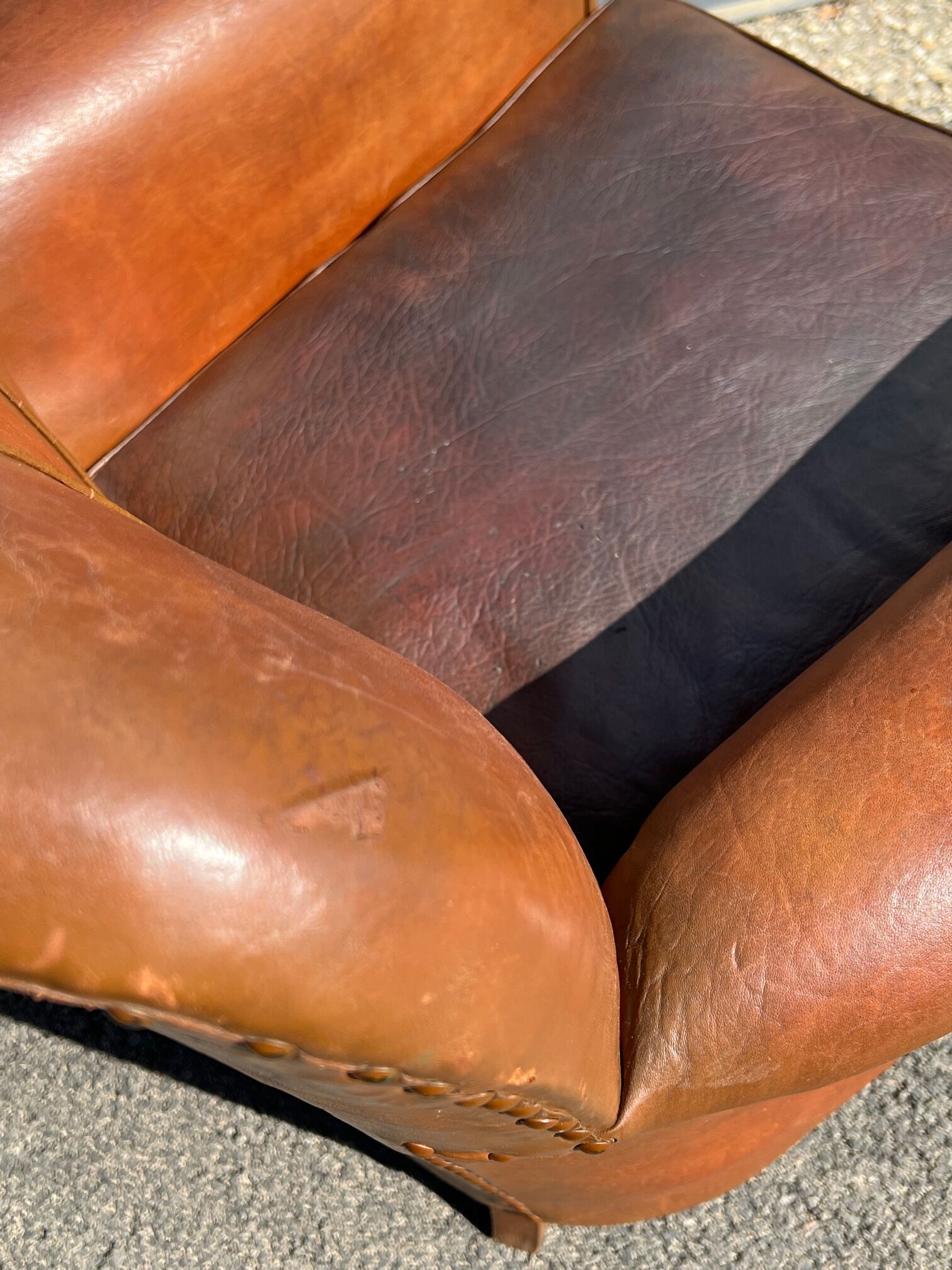 Leather clubs pair from the 1950s