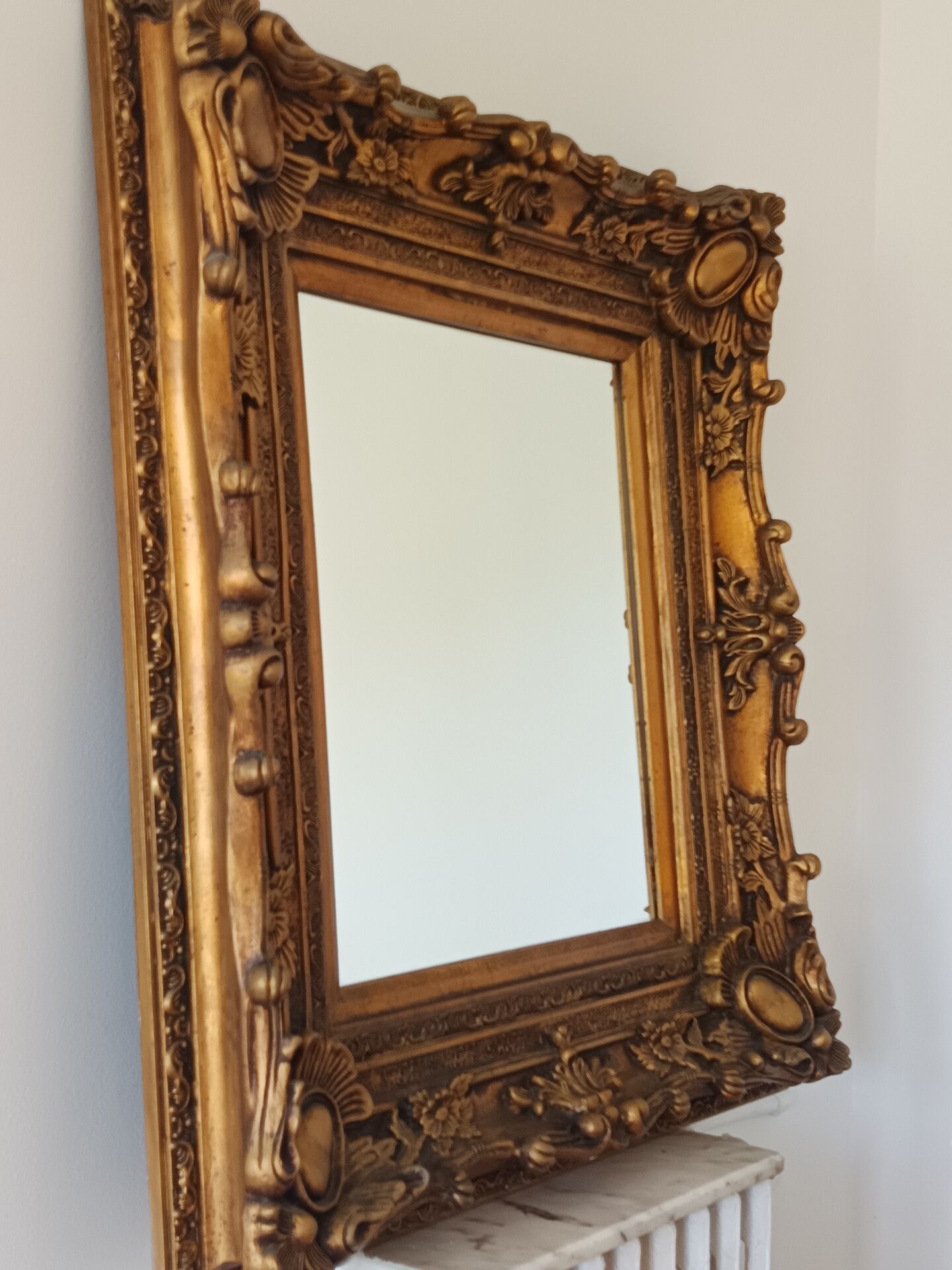 Baroque Louis XV Fireplace Mirror