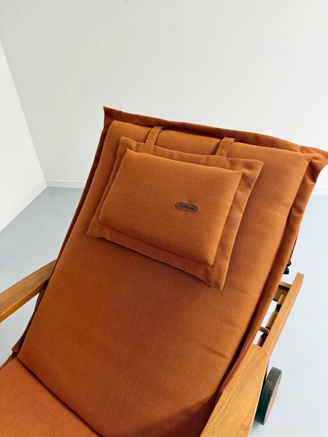 Fischer Möbel design teak deckchairs from the 90s