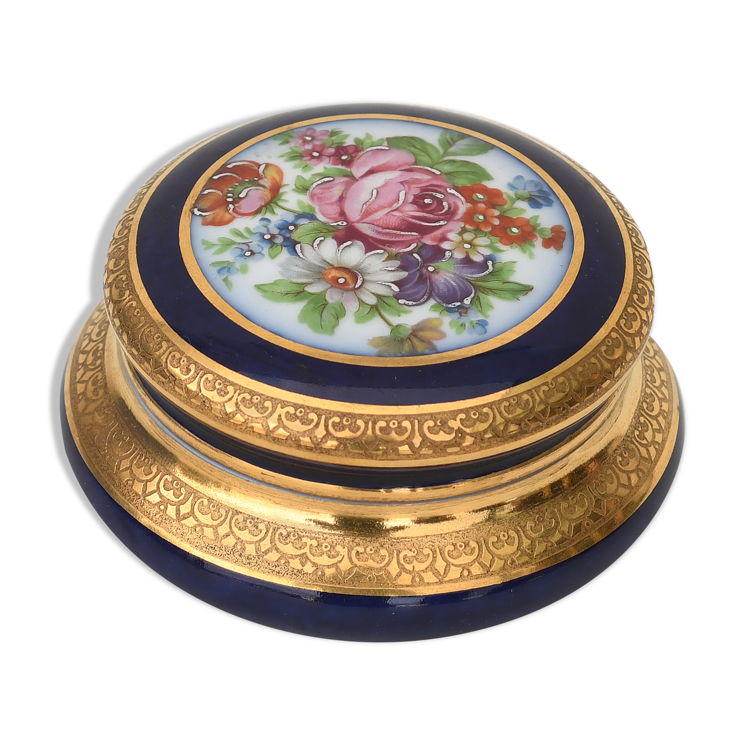 Small porcelain jewellery box from Limoges