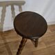 Tabouret tripode pieds torsadés XIXème siècle