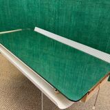 Illuminated wall mirror by Ernest Igl for Hillebrand, mid-century, Germany, 1960s.