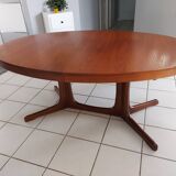 Baumann extendable dining table vintage 1970s