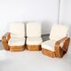 Salon en rotin de Paul Frankl