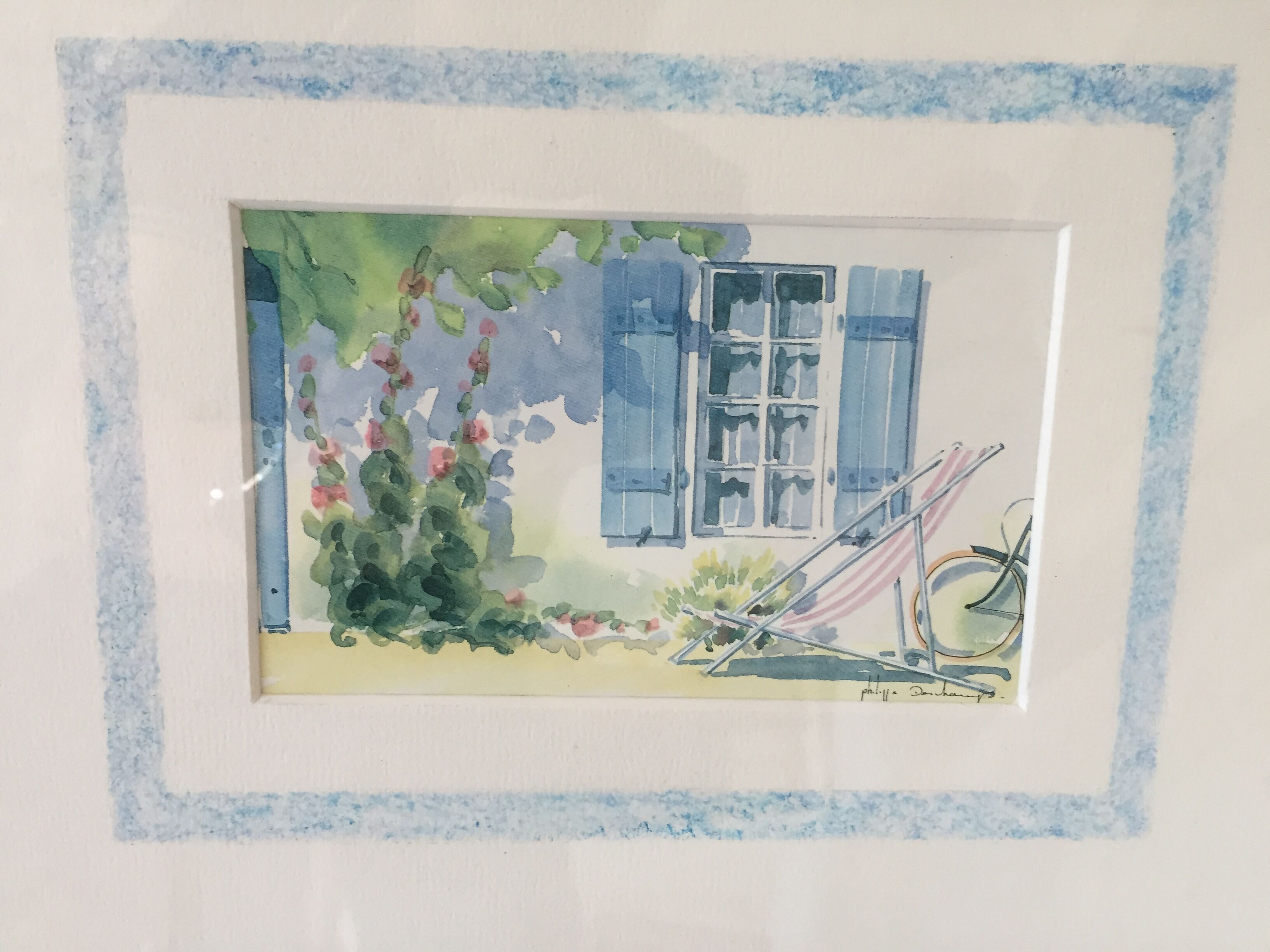 Painting by Philippe Deschamps