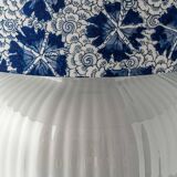 Royal Delft blue and white ceramic table lamp, handmade in the Netherlands, made to order.