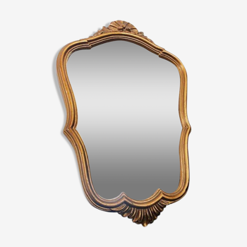 Miroir bois doré