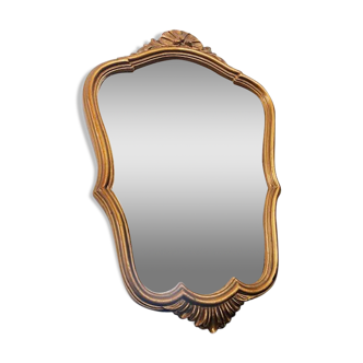 Miroir bois doré