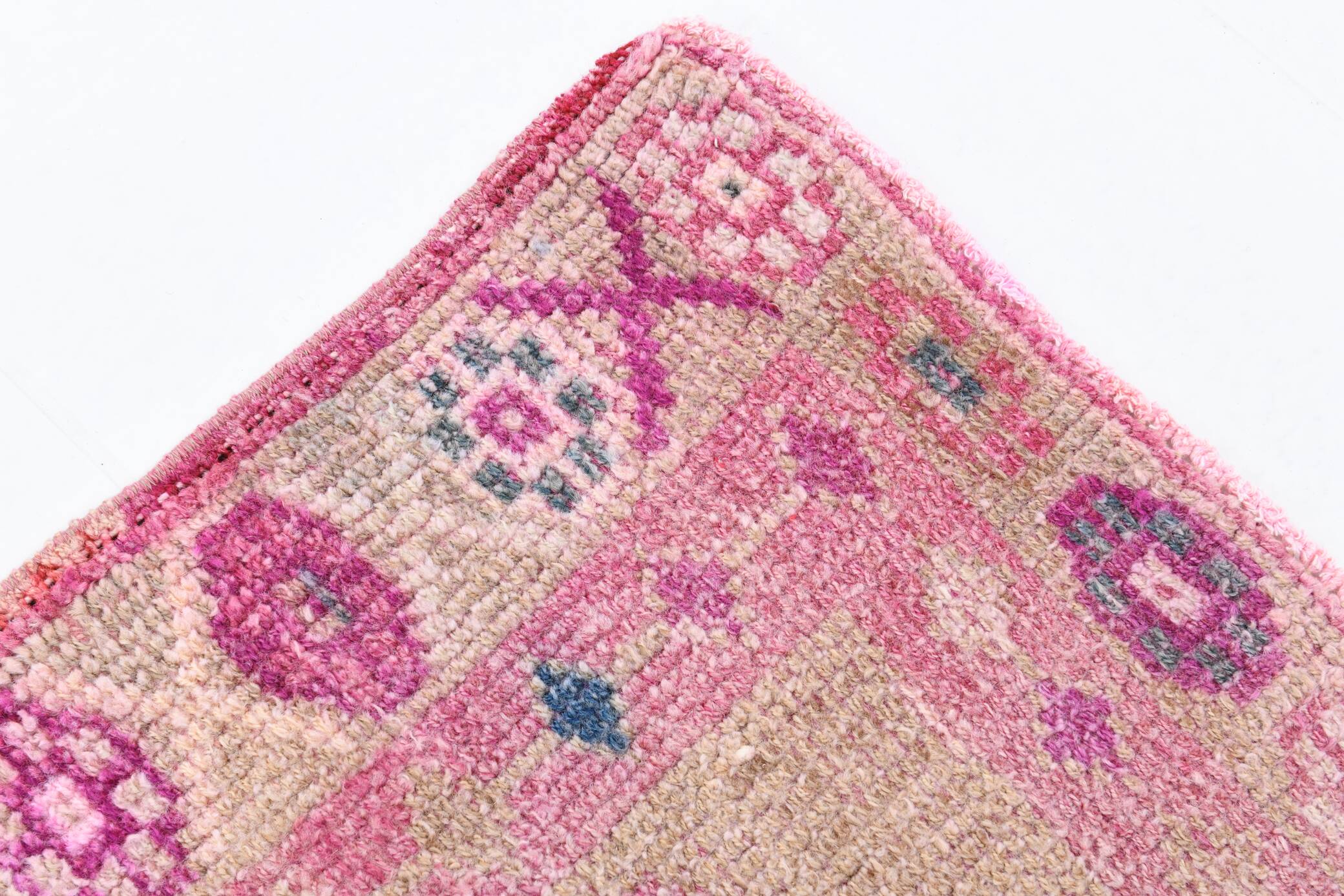 3x10 Rug For Hallway Pink Vintage Runner Rug, 85x318Cm