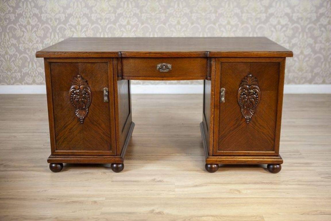 Oak Executive Desk, 1930s