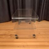Lucite coffee table 70s