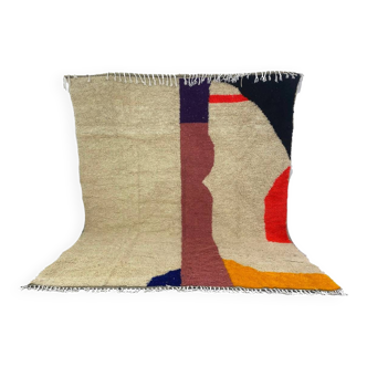 Handmade wool Berber rug 300 X 200 CM