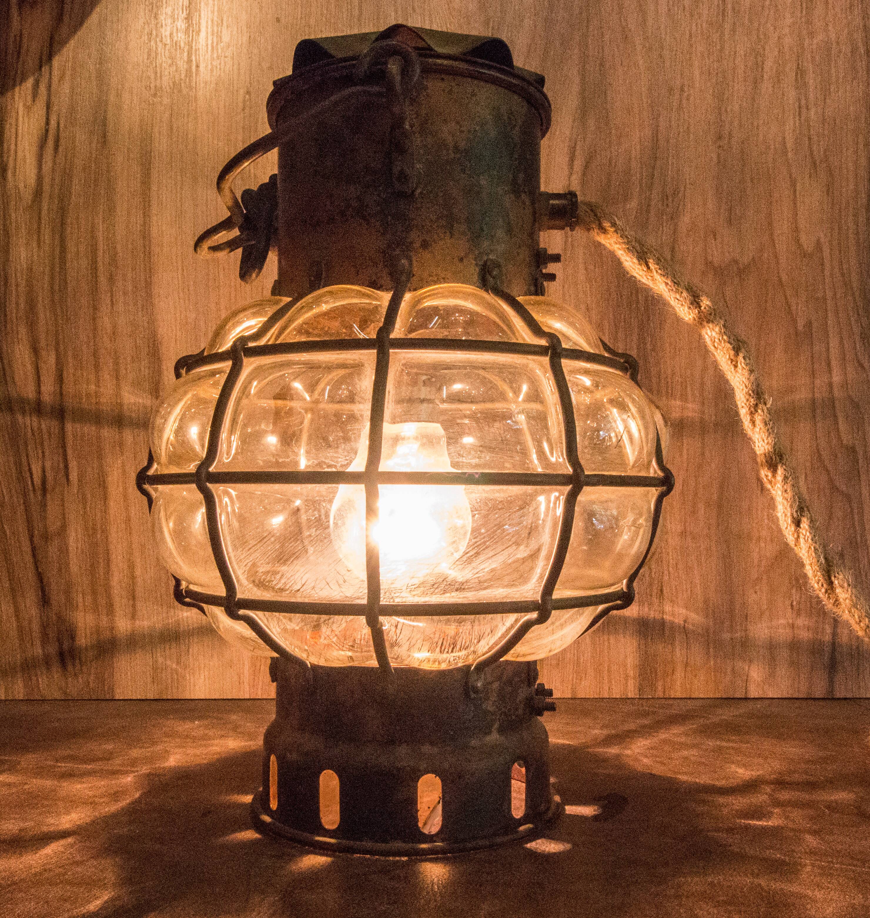 Venetian boat lamp