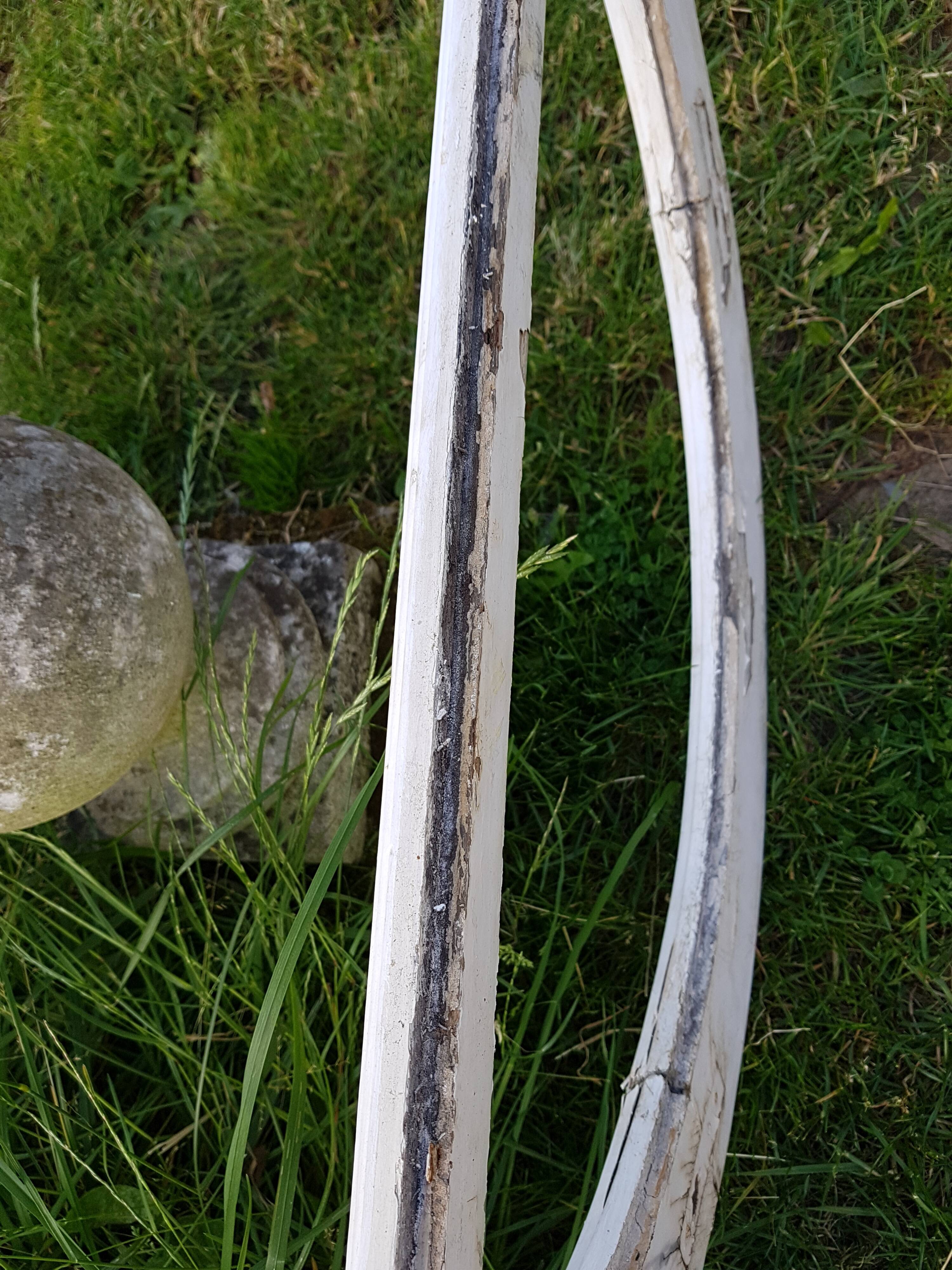 Old round oak window window