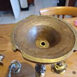 Pair of 19th century bronze candlesticks