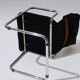 Pair of velvet and metal chairs, Guido Faleschini, 1970s