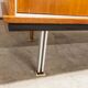 Wardrobe 1970 teak 4 doors half wardrobe half shelf 182 cm
