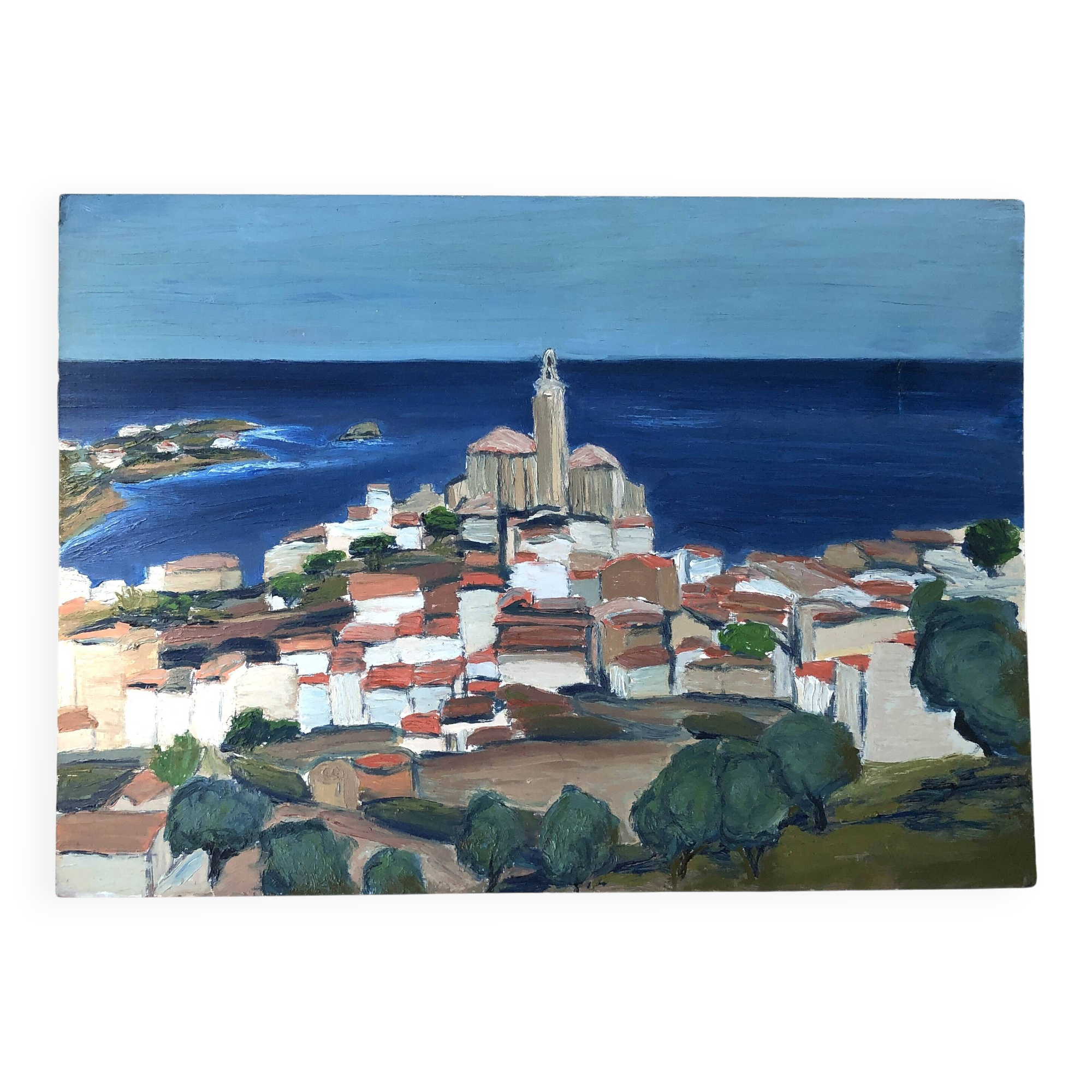 Village painting