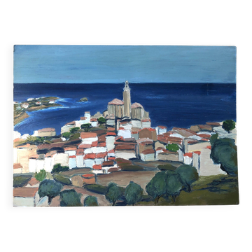 Village painting