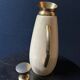 White thermos carafe by Aldo Tura, Italy, 1960s, Hollywood Regency.
