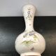 Ancient vase Moustiers ceramics white decor painted vintage