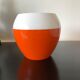 White and orange ice cube tray 1970s