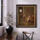 Flemish Interior Scene Painting from the 17th Century