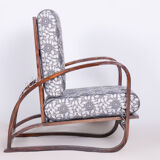 Reclining Art Deco Armchair, Made by Jindřich Halabala, UP Závody, Czech, 1920s