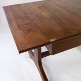 Extendable wooden dining table 1860