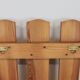 Pine wall coat rack