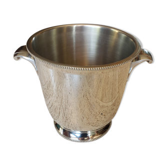 Polished tin champagne bucket Les Etains du Manoir