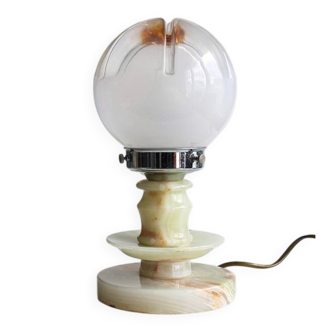 Murano globe light fixture