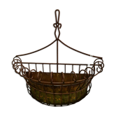 Iron wall planter