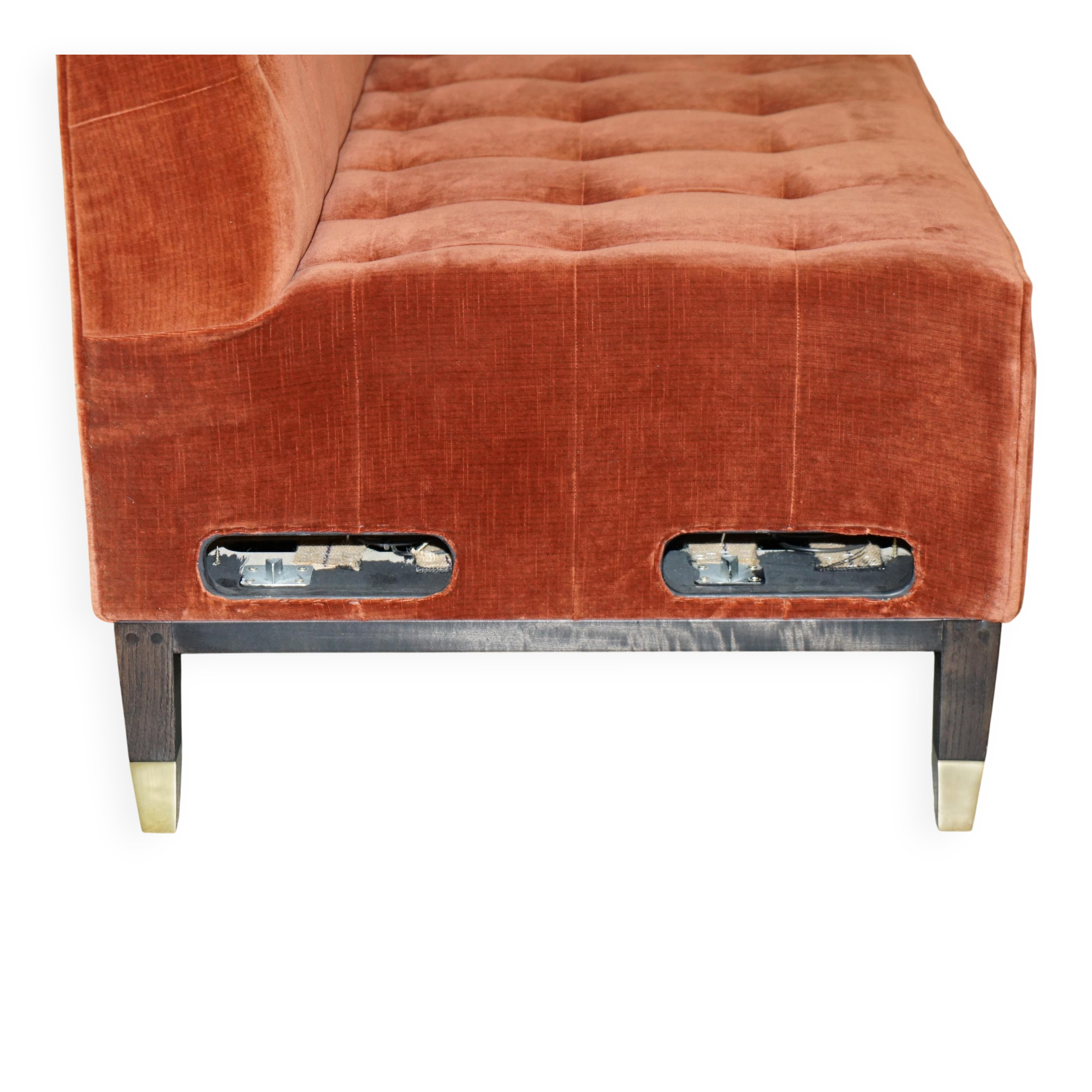 Chesterfield sofa bench Chelsea velvet George Smith