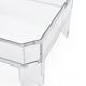 Coffee Table Design Marc Micoud Plexiglas/Lucite and Glass - 1980