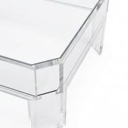 Coffee Table Design Marc Micoud Plexiglas/Lucite and Glass - 1980