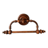 Wall-mounted towel rack in old mahogany wood, 19th century