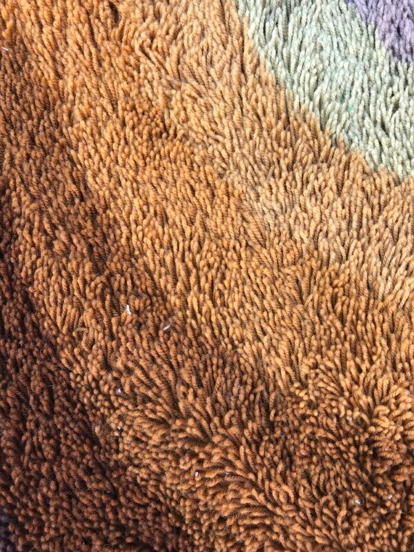 Tapis vintage années 60-70 mécanique 150x215 cm