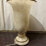 Art deco lamp shape alabaster vase 1930