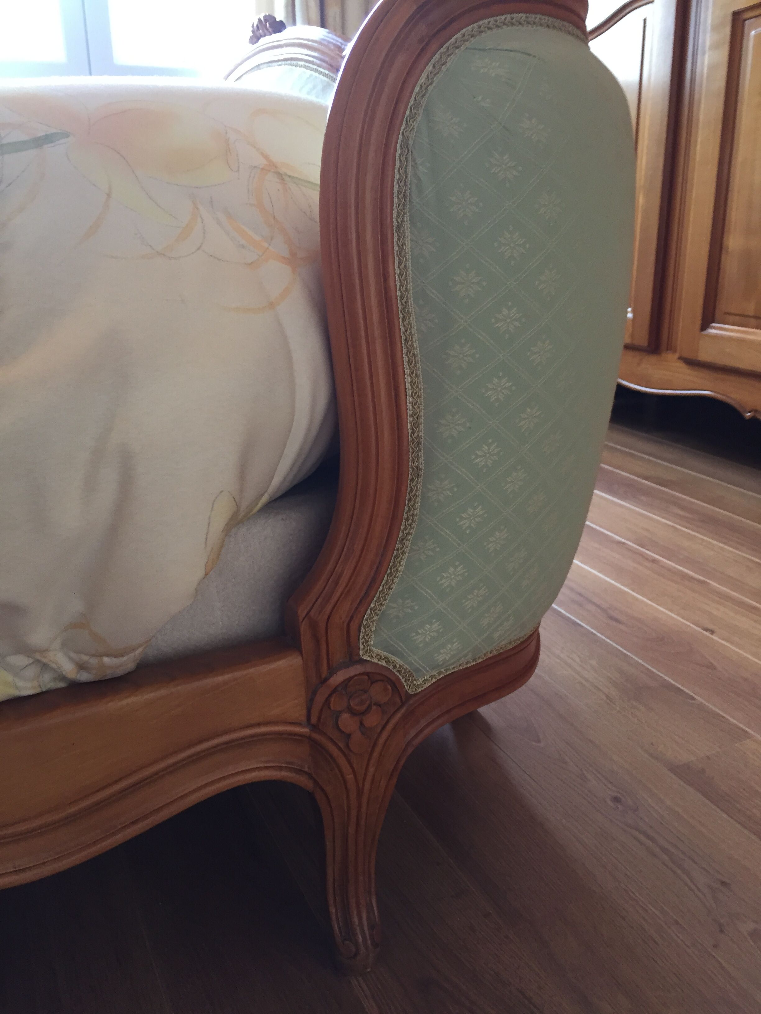 Bed basket style Louis XV